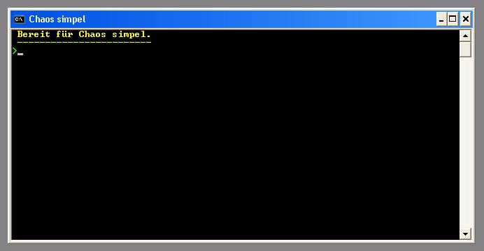 Das Chaos Programm simpel